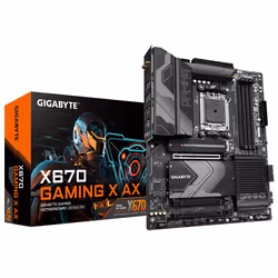 GIGABYTE X670 GAMING X AX Motherboard - Supports AMD Ryzen 8000 Series AM5 CPUs, 16*+2+2 Phases Digital VRM, up to 8000MHz DD ...