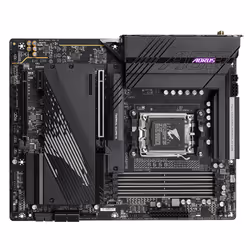 GIGABYTE B650 AORUS PRO AX Motherboard - Supports AMD Ryzen 9000 CPUs, 16+2+1 Phases Digital VRM, up to 8000MHz DDR5 (OC), 1xPCIe 5.0 + 2xPCIe 4.0 M.2, Wi-Fi 6E, 2.5GbE LAN, USB 3.2 Gen 2x2