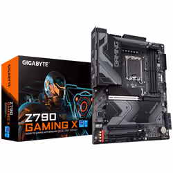 GIGABYTE Z790 GAMING X, Intel, LGA 1700, Intel® Celeron®, Intel® Core™ i3, Intel® Core™ i5, Intel® Core™ i7, Intel® Core™ i9, ...