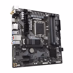GIGABYTE B760M DS3H AX DDR4 Motherboard - Supports Intel Core 14th Gen CPUs, 6+2+1 Phases Digital VRM, up to 5333MHz DDR4 (OC), 2xPCIe 4.0 M.2, Wi-Fi 6E, 2.5GbE LAN, USB 3.2 Gen2 - Additional view 4