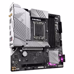 GIGABYTE B760M AORUS ELITE AX Motherboard - Supports Intel Core 14th Gen CPUs, 12*+1+1 Phases Digital VRM, up to 7800MHz DDR5 (OC), 2xPCIe 4.0 M.2, Wi-Fi 6E, 2.5GbE LAN, USB 3.2 Gen 2 - Additional view 4