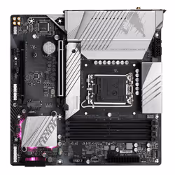 GIGABYTE B760M AORUS ELITE AX Motherboard - Supports Intel Core 14th Gen CPUs, 12*+1+1 Phases Digital VRM, up to 7800MHz DDR5 (OC), 2xPCIe 4.0 M.2, Wi-Fi 6E, 2.5GbE LAN, USB 3.2 Gen 2 - Additional view 5