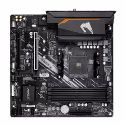GIGABYTE B550M AORUS ELITE AX Motherboard - AMD Ryzen 5000 CPUs, 5+3 Phases VRM, up to 4733MHz DDR4, 1xPCIe 4.0 + 1xPCIe 3.0 M.2, Wi-Fi 6E, 1GbE LAN, USB 3.2 Gen 1 - Additional view 4