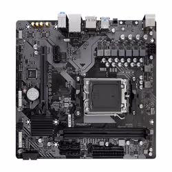GIGABYTE A620M H Motherboard - Supports AMD Ryzen 8000 CPUs, 5+2+2 Phases Digital VRM, up to 7200MHz DDR5 (OC), 1xPCIe 4.0 M.2, GbE LAN, USB 3.2 Gen 1 - Additional view 4