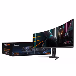 GIGABYTE CO49DQ OLED Curved Gaming Monitor - 5120x1440(DQHD), 1800R, 144Hz, 0.03ms, KVM, FreeSync Premium Pro, HDMI 2.1 - Additional view 4