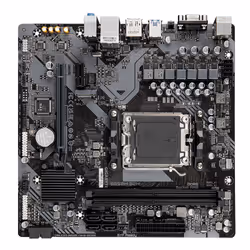 GIGABYTE B650M S2H Motherboard - AMD Ryzen 9000 Series CPUs, 5+2+2 Phases VRM, up to 6400MHz DDR5 (OC), 1xPCIe 4.0 M.2, GbE LAN, USB 3.2 Gen 1 - Additional view 4