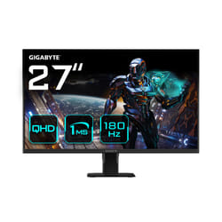 GIGABYTE GS27QA 27" QHD Gaming Monitor - 2560 x 1440 (QHD), 180Hz, 1ms, 300 cd/m2, FreeSync, HDR Ready, HDMI 2.0, Displayport 1.4