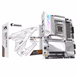 GIGABYTE X670E AORUS PRO X Motherboard - Supports AMD Ryzen 7000 CPUs, 16+2+2 phases VRM, up to 8000MHz DDR5 (OC), 4xPCIe 4.0 ...