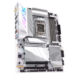 GIGABYTE X670E AORUS PRO X Motherboard - Supports AMD Ryzen 7000 CPUs, 16+2+2 phases VRM, up to 8000MHz DDR5 (OC), 4xPCIe 4.0 M.2, Wi-Fi 7, 2.5GbE LAN, USB 3.2 Gen 2