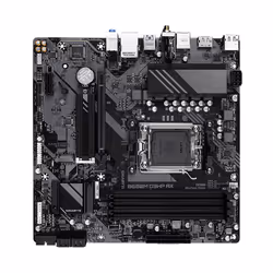 GIGABYTE B650M D3HP AX Motherboard - AMD Ryzen 9000 Series CPUs, 5+2+2 Phases VRM, up to 8000MHz DDR5 (OC), 2xPCIe 4.0 M.2, WIFI 6E, 2.5GbE LAN, USB 3.2 Gen 1 - Additional view 4
