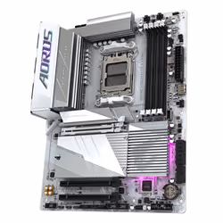 GIGABYTE B650E AORUS ELITE X AX ICE Motherboard - AMD Ryzen 9000 Series CPUs, 12+2+2 Phases VRM, up to 8000MHz DDR5 (OC), 1xPCIe 5.0 + 2xPCIe 4.0 M.2, 2.5GbE LAN, WIFI 6E, USB 3.2 Gen 2 - Additional view 4