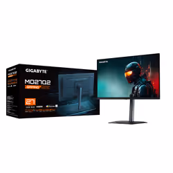 GIGABYTE MO27Q2 27" OLED QHD Gaming Monitor - 2560 x 1440, 240Hz, 0.03ms, 250 cd/m², Display HDR True Black 400, HDMI 2.1, Displayport 1.4 - Additional view 6