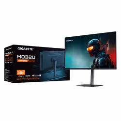 GIGABYTE MO32U 31.5" OLED 4K UHD Gaming Monitor - 3840 x 2160, 165Hz, 0.03ms, 250 cd/m², Display HDR True Black 400, HDMI 2.1, Displayport 1.4 - Additional view 6