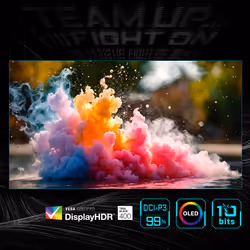 GIGABYTE MO32U 31.5" OLED 4K UHD Gaming Monitor - 3840 x 2160, 165Hz, 0.03ms, 250 cd/m², Display HDR True Black 400, HDMI 2.1, Displayport 1.4 - Additional view 7