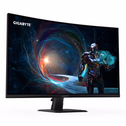 GIGABYTE GS32QCA 31.5" QHD Curved Gaming Monitor - 2560 x 1440, 180Hz, 1ms, 250 cd/m², FreeSync, HDR Ready, HDMI 2.0, Displayport 1.4 - Additional view 2