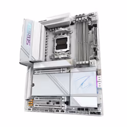 GIGABYTE X870E AORUS PRO ICE Motherboard - Supports AMD Ryzen 9000 CPUs, 16+2+2 Phases Digital VRM, up to 8000MHz DDR5 (OC), 3xPCIe 5.0 + 1xPCIe 4.0, Wi-Fi 7, 2.5GbE LAN, USB 4 - Additional view 4