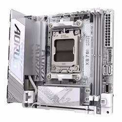 GIGABYTE X870I AORUS PRO ICE Motherboard - Supports AMD Ryzen 9000 Series CPUs, 8+2+1 phases VRM, up to 8400MHz DDR5 (OC), 1xPCIe 5.0 M.2 + 1xPCIe 4.0 M.2, WI-FI 7, 2,5GbE LAN, USB 4 - Additional view 4