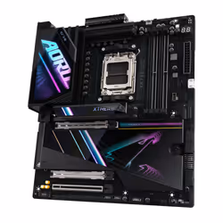 GIGABYTE X870E AORUS XTREME AI TOP Motherboard - Supports AMD Ryzen 9000 Series CPUs, 18+2+2 phases VRM, up to 8800MHz DDR5 (OC), 1xPCIe 5.0 M.2 + 3xPCIe 4.0 M.2, WI-FI 7, 10GbE LAN, USB 4 - Additional view 4