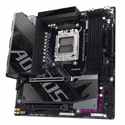 GIGABYTE B840M AORUS ELITE WIFI6E Motherboard - AMD Ryzen 9000 CPUs, 10+2+2 Phases VRM, up to 8200MHz DDR5(O.C), 2xPCIe 4.0 M.2, Wi-Fi 6E, 2.5GbE LAN, USB 3.2 Gen 2 - Additional view 4