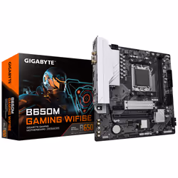 GIGABYTE B650M GAMING WIFI6E Motherboard - AMD Ryzen 9000 Series CPUs, 5+2+2 Phases VRM, up to 6400MHz DDR5 (OC), 1xPCIe 4.0  ...
