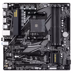 GIGABYTE B550M DS3H AC R2 Motherboard - AMD Ryzen 5000 CPUs, 5+3 Phases VRM, up to 4733MHz DDR4 (O.C.), 1xPCIe 4.0 + 1xPCIe 3.0 M.2, Wi-Fi 5, 1GbE LAN, USB 3.2 Gen 1