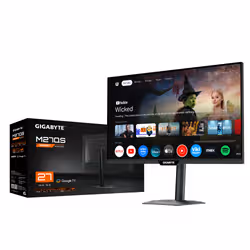 GIGABYTE M27QS 27” 2K QHD Smart Monitor- Google TV, Wireless Display, 2560 x 1440, 180Hz, 1ms, 350 cd/m², FreeSync, Display HDR400, HDMI 2.0, Displayport 1.4 - Additional view 5