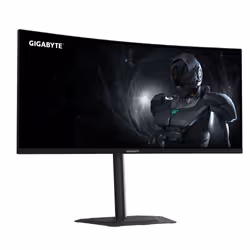 GIGABYTE G34WQC2 34” WQHD Curved Gaming Monitor - 3440 x 1440, 1500R, 200Hz, 1ms, 450 cd/m2, AMD FreeSync Premium, DisplayHDR 400, HDMI 2.0, Displayport 1.4 - Additional view 2