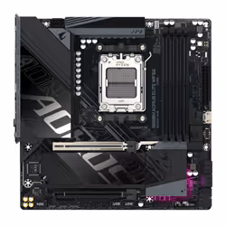 GIGABYTE B850M AORUS ELITE WIFI6E Motherboard - AMD Ryzen 9000 Series CPUs, 12+2+2 Phases Digital VRM, up to 8200MHz DDR5 (OC), 1xPCIe 5.0 + 1xPCIe 4.0 M.2, WIFI 6E, 2.5GbE LAN, USB 3.2 Gen 2