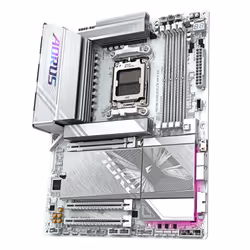 GIGABYTE X870E AORUS ELITE WIFI7 ICE Motherboard - Supports AMD Ryzen 9000 CPUs, 16+2+2 Phases Digital VRM, up to 8200Hz DDR5 (OC), 3xPCIe 5.0 + 1xPCIe 4.0, Wi-Fi 7, 2.5GbE LAN, USB 4 - Additional view 4