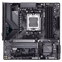 GIGABYTE B850M EAGLE WIFI6E Motherboard - AMD Ryzen 9000 Series CPUs, 8+2+2 Phases Digital VRM, up to 8200MHz DDR5 (OC), 1xPCIe 5.0 + 1xPCIe 4.0 M.2, WIFI 6E, 2.5 GbE LAN, USB 3.2 Gen 2 - Additional view 2