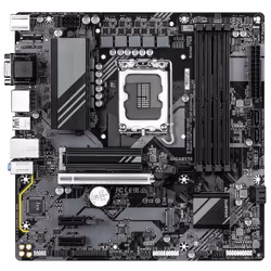 GIGABYTE B760M DS3H GEN5 Motherboard - Supports Intel Core 14th Gen CPUs, 6+2+1 Phases Digital VRM, up to 5600MHz DDR4, 2xPCIe 4.0 M.2, 2.5GbE LAN, USB 3.2 Gen2 - Additional view 2