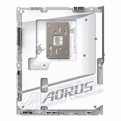 GIGABYTE X870 AORUS STEALTH ICE Motherboard - Supports AMD Ryzen 9000 CPUs, 16+2+2 Phases Digital VRM, up to 8200Hz DDR5 (OC), 2xPCIe 5.0 + 2xPCIe 4.0, Wi-Fi 7, 5 GbE LAN, USB 4