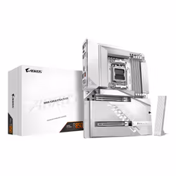 GIGABYTE B850 AORUS STEALTH ICE Motherboard - AMD Ryzen 9000 Series CPUs, 14+2+2 Phases Digital VRM, up to 8200MHz DDR5 (OC), ...