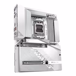 GIGABYTE B850 AORUS STEALTH ICE Motherboard - AMD Ryzen 9000 Series CPUs, 14+2+2 Phases Digital VRM, up to 8200MHz DDR5 (OC), 2xPCIe 5.0 + 2xPCIe 4.0 M.2, WIFI 7, 5 GbE LAN, USB 3.2 Gen 2 - Additional view 4