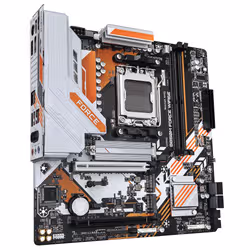 GIGABYTE B850M FORCE WIFI6E Motherboard - AMD Ryzen 9000 Series CPUs, 8+2+2 Phases Digital VRM, up to 9600MHz DDR5 (OC), 1xPCIe 5.0 + 2xPCIe 4.0 M.2, Wi-Fi 6E, 2.5 GbE LAN, USB 3.2 Gen 2 - Additional view 3
