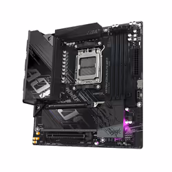 GIGABYTE X870M AORUS ELITE WIFI7 Motherboard - Supports AMD Ryzen 9000 CPUs, 14+2+2 Phases Digital VRM, up to 8200Hz DDR5 (OC), 1xPCIe 5.0 + 1xPCIe 4.0, Wi-Fi 7, 2.5 GbE LAN, USB 4 - Additional view 3