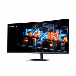 GIGABYTE MO34WQC36 34” WQHD Curved Gaming Monitor - 3440 x 1440, 360Hz, 0.03ms, KVM, 300 cd/m², FreeSync Premium Pro, DisplayHDR True Black 500, HDMI 2.1, Displayport 2.1 - Additional view 2