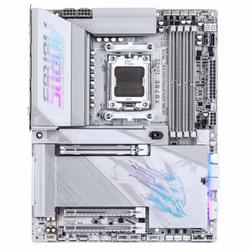 GIGABYTE X870E AORUS PRO X3D ICE Motherboard - Supports AMD Ryzen 9000 CPUs, 18+2+2 Phases Digital VRM, up to 9000Hz DDR5 (OC), 2xPCIe 5.0 + 2xPCIe 4.0, Wi-Fi 7, 5GbE LAN, USB 4 - Additional view 2