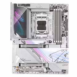 GIGABYTE X870E AORUS MASTER X3D ICE Motherboard - Supports AMD Ryzen 9000 CPUs, 18+2+2 Phases Digital VRM, up to 9000Hz DDR5 (OC), 2xPCIe 5.0 + 3xPCIe 4.0, Wi-Fi 7, 10GbE LAN, USB 4 - Additional view 2