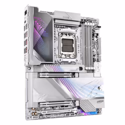 GIGABYTE X870E AORUS MASTER X3D ICE Motherboard - Supports AMD Ryzen 9000 CPUs, 18+2+2 Phases Digital VRM, up to 9000Hz DDR5 (OC), 2xPCIe 5.0 + 3xPCIe 4.0, Wi-Fi 7, 10GbE LAN, USB 4 - Additional view 4