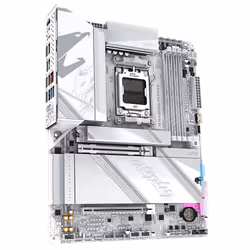 GIGABYTE X870 AORUS ELITE X3D ICE Motherboard - Supports AMD Ryzen 9000 CPUs, 16+2+2 Phases Digital VRM, up to 9000Hz DDR5 (OC), 2xPCIe 5.0 + 2xPCIe 4.0, Wi-Fi 7, 2.5GbE LAN, USB 4 - Additional view 3