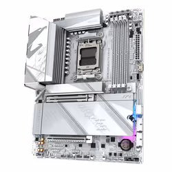 GIGABYTE X870 AORUS ELITE X3D ICE Motherboard - Supports AMD Ryzen 9000 CPUs, 16+2+2 Phases Digital VRM, up to 9000Hz DDR5 (OC), 2xPCIe 5.0 + 2xPCIe 4.0, Wi-Fi 7, 2.5GbE LAN, USB 4 - Additional view 4