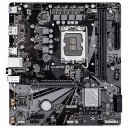 GIGABYTE H610M D3W WIFI6 Motherboard - Supports 14th Gen. Intel Core CPUs, 5+1+1 phases VRM, up to 5600MHz DDR4, 1xPCIe 3.0 M.2, Wi-Fi 6, 1GbE LAN, USB 3.2 Gen 1 - Additional view 2