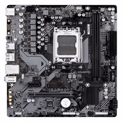 GIGABYTE B840M H Motherboard - AMD Ryzen 9000 CPUs, 5+2+2 Phases VRM, up to 7200MHz DDR5 (OC), 1xPCIe 4.0 M.2, 1GbE LAN, USB 3.2 Gen 1 - Additional view 2