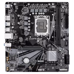 GIGABYTE B760M H V2 Motherboard - Supports Intel Core 14th Gen CPUs, 5+1+1 Phases Digital VRM, up to 8000MHz DDR5 (O.C.), 1xPCIe 4.0 M.2, 1GbE LAN, USB 3.2 Gen1 - Additional view 2