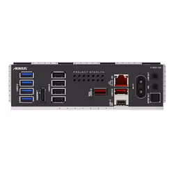 GIGABYTE B850 AORUS STEALTH Motherboard - AMD Ryzen 9000 Series CPUs, 14+2+2 Phases Digital VRM, up to 8200MHz DDR5 (OC), 2xPCIe 5.0 + 2xPCIe 4.0 M.2, WIFI 7, 5 GbE LAN, USB 3.2 Gen 2 - Additional view 6