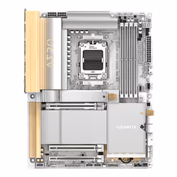 GIGABYTE X870E AERO X3D WOOD Motherboard - Supports AMD Ryzen 9000 CPUs, 16+2+2 Phases Digital VRM, up to 9000Hz DDR5 (OC), 2xPCIe 5.0 + 2xPCIe 4.0, Wi-Fi 7, 5GbE LAN, USB 4 - Additional view 2