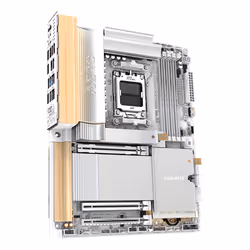 GIGABYTE X870E AERO X3D WOOD Motherboard - Supports AMD Ryzen 9000 CPUs, 16+2+2 Phases Digital VRM, up to 9000Hz DDR5 (OC), 2xPCIe 5.0 + 2xPCIe 4.0, Wi-Fi 7, 5GbE LAN, USB 4 - Additional view 3