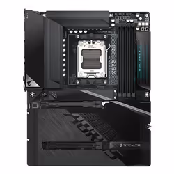 GIGABYTE X870 AORUS STEALTH Motherboard - Supports AMD Ryzen 9000 CPUs, 16+2+2 Phases Digital VRM, up to 8200Hz DDR5 (OC), 2xPCIe 5.0 + 2xPCIe 4.0, Wi-Fi 7, 5 GbE LAN, USB 4 - Additional view 2