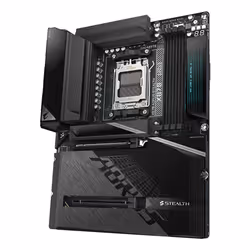 GIGABYTE X870 AORUS STEALTH Motherboard - Supports AMD Ryzen 9000 CPUs, 16+2+2 Phases Digital VRM, up to 8200Hz DDR5 (OC), 2xPCIe 5.0 + 2xPCIe 4.0, Wi-Fi 7, 5 GbE LAN, USB 4 - Additional view 4